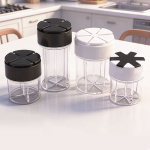 Populaire BBQ 4oz 5oz 8oz 9oz kruidenpotjes flesjes plastic kruidenflesjes specerijenflesjes met verzegeling condimenten <span class=keywords><strong>dispenser</strong></span> - Product Image 1