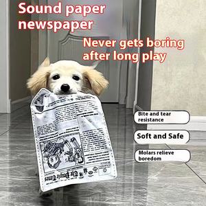 Durable, respetuoso con el medio ambiente, autoentretenimiento, perro mascota, sonido, periódico, juguete para masticar, dentición y papel arrugado, suministros de Juguetes - Product Image 2