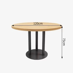 Bộ bàn ghế quầy cà phê hình bán nguyệt cong, nội thất nhà hàng thương mại, ghế ngồi quầy, bàn ghế bằng da, khách sạn, đồ ăn nhanh - Product Image 3