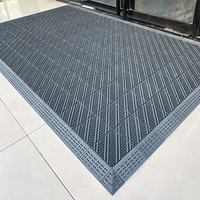 Tapis d'assemblage antidérapants 3-en-1 en PVC, absorption d'eau et élimination de la poussière pour usage extérieur et domestique