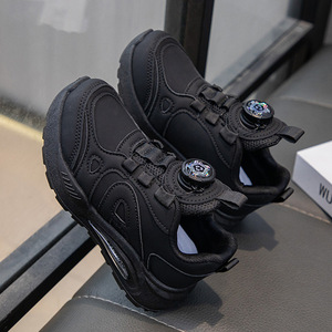 Chaussures en cuir artificiel blanc pour enfants de qualité supérieure sans marque doublure en coton pour le printemps automne étudiant Performance sport unisexe - Product Image 6