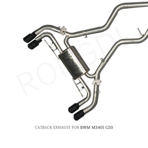 2020 G20 M340i Catback Valvetronic Exhaust System Valved Muffler for BMW G22 M440i B58 3.0T Remote Control - Product Image 5
