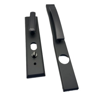 Poignée de porte en laiton massif gris de haute qualité, design moderne, pour hôtel, appartement, maison, quincaillerie de fenêtres - Product Image 4