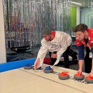 Pista de Curling Inflable para Interiores y Exteriores, Juego de Curling, Pista de Hielo Móvil, Tapete Deportivo para Eventos, Entrenamiento, Área de Juegos Interior - Product Image 5