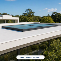 Fenêtres à persiennes insonorisées sur mesure au design moderne, fenêtres pliantes à double vitrage en alliage d'aluminium, garantie 5 ans