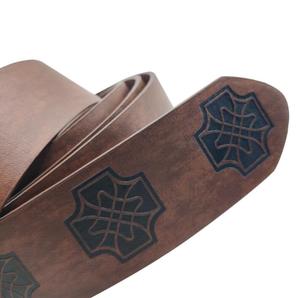 Ceinture médiévale Ecowalson, jupe de randonnée, double anneau en cuir, boucle Renaissance, accessoire adulte, crochet pour mug, sangle - Product Image 4