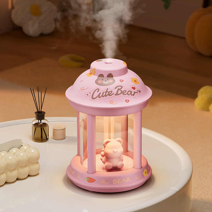 Humidificateur Décoratif Mignon Pour La Maison, Cadeaux De Vacances, Charge USB, Petites Lampes De Table LED, Diffuseur D'aromathérapie