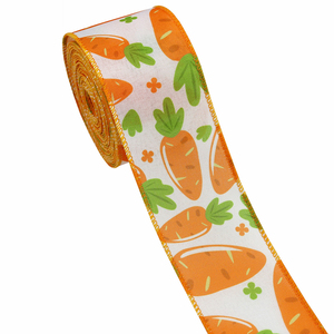 En stock – <span class=keywords><strong>Ruban</strong></span> festif en toile de jute avec bordure soudée, 6,3 cm x 5/10 yards, pour décoration de paniers de Pâques et emballage cadeau - Product Image 2