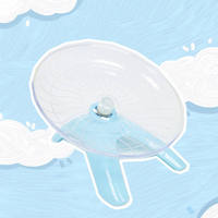 Ocardien roue de hamster En Plastique Silencieux Spinner Roue Hamster Souris Rat Jouets D'exercice Jouet Pour Animaux De Compagnie