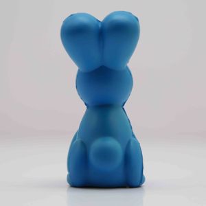 Balle anti-stress en PU en forme de lapin de dessin animé avec logo personnalisé, jouet sportif, promotion à bas prix, cadeau pour enfants - Product Image 3