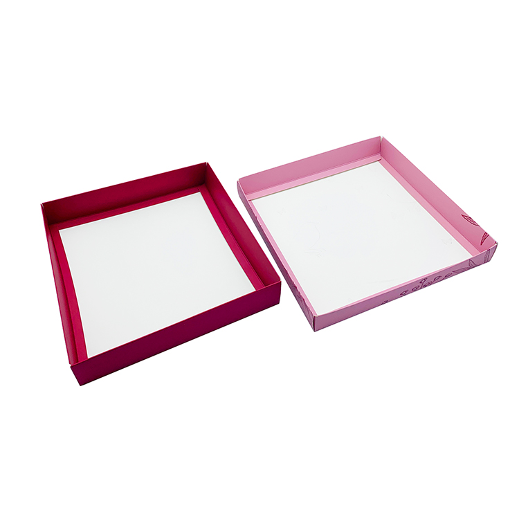 Custom Logo Pink Color Cosmetic Corrugated Packaging Mailer Box Shipping Box Paper Box