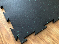 Ningshuo NSRT0330 Direktvertrieb Puzzle-Schutzmatte für Fitnessstudio-Böden 0,56'' Rutschfeste Ineinandergreifende Garagenbodenfliesen