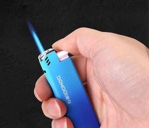 DQ180 <span class=keywords><strong>Precio</strong></span> de fábrica Encendedor de plástico electrónico Jet Flame Nuevo producto Jet Flame Encendedor Recargable Antorcha Cigarrillo Humo Cigarro - Product Image 3