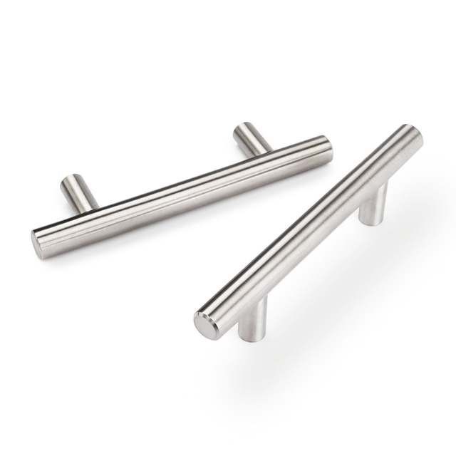 Adjustable Stainless Steel Brushed Nickel T Bar Knobs Modern Cabinet Drawer Pull Handles for Kitchen Cupboard Living Room Villa