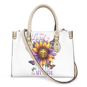 Moda de alta calidad Iglesia Helianthus Annuus PU bolso de cuero estampado <span class=keywords><strong>en</strong></span> demanda Jesús monedero de gran tamaño bolso de <span class=keywords><strong>hombro</strong></span> <span class=keywords><strong>para</strong></span> <span class=keywords><strong>mujer</strong></span> - Product Image 1