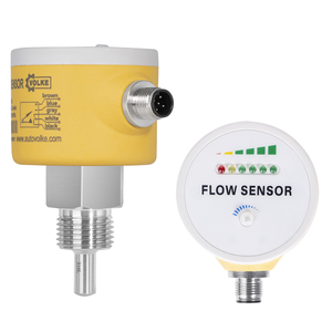 G1/2 nhiệt cảm biến lưu lượng nước chuyển đổi thông minh IP67 24V thép không gỉ/Nhựa cảm biến điện tử cho dầu nước kiểm soát Bơm chất lỏng - Product Image 1