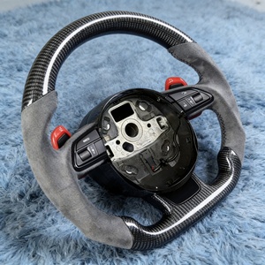 Volants en fibre de carbone de fabrication exquise en stock pour <span class=keywords><strong>Audi</strong></span> A2 A5 A6 A8 Q3 R8 RS3 <span class=keywords><strong>RS6</strong></span> S8 TT Series - Product Image 1