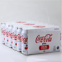 Coca-Cola Original de Chine et de Hong Kong, 330 ml, boissons gazeuses, 0 Kcal, sans sucre, boisson gazeuse Coca-Cola