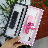Lot de crayons à lèvres et gloss vegan haute pigmentation en gros, kit de maquillage pour les lèvres sous marque privée