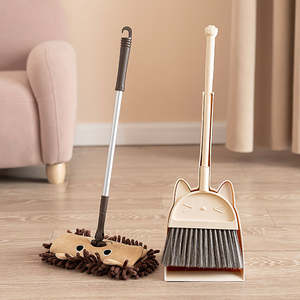 Mini <span class=keywords><strong>balai</strong></span> en plastique pour la maison, avec brosse en plastique et trou de suspension, pelle à poussière pour le nettoyage, <span class=keywords><strong>balai</strong></span> magique pour la maison - Product Image 5