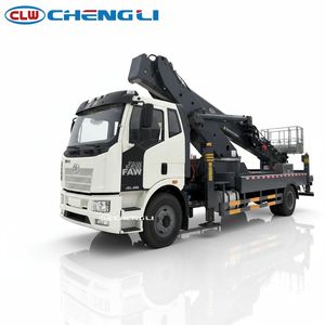 FAW 45m Straight Boom Aerial Platform Truck Bucket Truck Cherry Picker for High Altitude Maintenance - Product Image 1