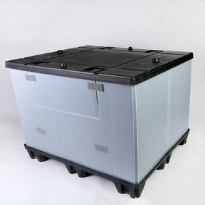 Tái sử dụng polyreeflex Pallet hộp nhựa với <span class=keywords><strong>Stackable</strong></span> sóng thùng cho số lượng lớn gói bán hàng vận chuyển giao thông vận tải - Product Image 3