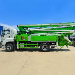 Pompe à béton JIUHE, machinerie lourde, Chine, pompe à béton à flèche JH-XR, 37m, 47m, 58m, 63m, 70m, camion pompe à béton - Product Image 1