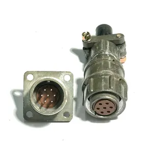 Hot Sale Small Connector Industrial 2pm Cylindrical Series 400v 10a 14mm Mm 4 7 Pin Connector