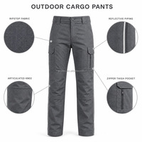 Pantalon de chasse tactique multi-poches, pantalon cargo, multi-poches, imperméable, séchage rapide, pour l'extérieur