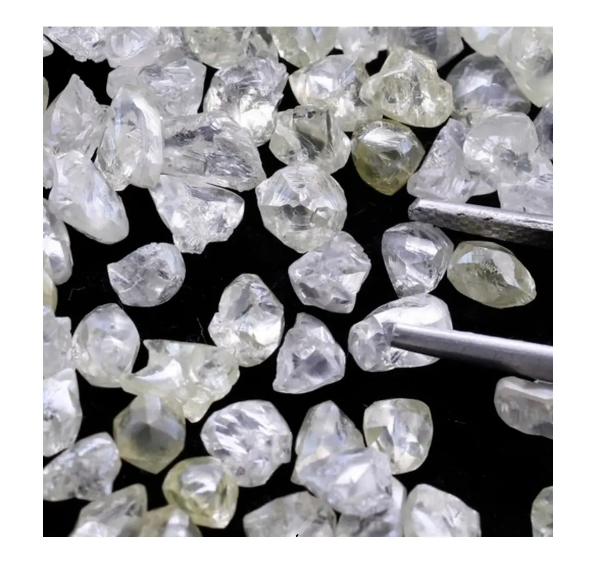수출 품질 유엔 컷 거친 다이아몬드 합성 실험실 성장 느슨한 다이아몬드 투명 컷 도매 가격에 가능
