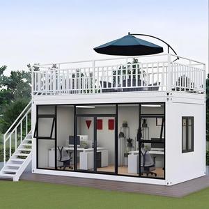 Nhà CONTAINER tối giản biophilic-Tò<span class=keywords><strong>a</strong></span> nhà kính hình học tích hợp tự nhiên với Vườn thẳng đứng - Product Image 3