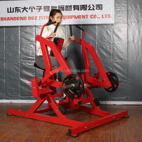 Équipement de fitness commercial, rangée chargée de plaques, rangée assise verticale, rameur latéral ISO
