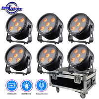 Projecteur PAR sans fil Bothlighting 5x18W à batterie, DMX, pour mariage, DJ, éclairage de scène et événements