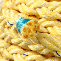 Cordes personnalisées modèle 016 en mélange polyester-polypropylène, câbles de remorquage à huit ou douze brins ; cordes d'amarrage maritimes ; cordes