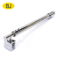 Barres de support réglables en acier inoxydable 304 durable, surface polie, fixation murale, tige de tirage pour accessoire de douche de salle de bain