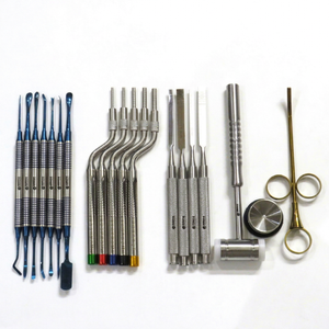 Hot Sale 19pcs stainless steel osteotome sinus lift elevator bone graft <b>chisel</b> mallet dental oral surgery instrument kit ce DMD - Product Image 1