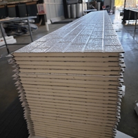 Panneau sandwich en polyuréthane léger, panneau isolant structurel pour une manipulation facile et une installation rapide sur site
