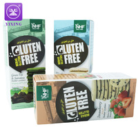 Boîte d'emballage avec logo personnalisé pour dessert sucré biscuits et biscuits Boîte d'emballage en papier kraft pour biscuits morceaux de chocolat