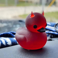 Cadeau créatif Canard en résine pour figurines de collection Halloween Canards en caoutchouc Décoration de bureau