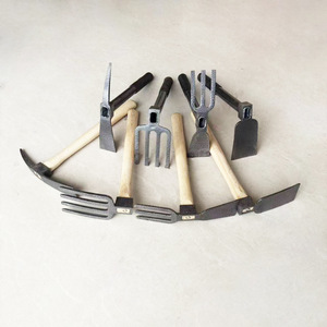Nuova Zappa Multifunzionale in Acciaio al Manganese a Doppio Uso, Piccola Zappa Agricola <span class=keywords><strong>per</strong></span> Scavare Verdure, Diserbo e Pacciamatura Fiori - Product Image 2