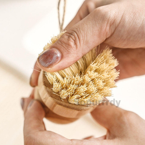 Cepillo para Platos con Logotipo Personalizado, Ecológico, de Bambú, con Fibra de Sisal, Kit de Cepillos Naturales para Lavar Platos - Product Image 3