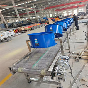 Paslanmaz çelik soğutma konveyör yüksek sıcaklık fanı kurutma hava soğutma konveyör ile gıda durak kurutma net soğutma - Product Image 3