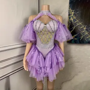 <span class=keywords><strong>Princesse</strong></span> rose Satin longueur au sol A-ligne robe de soirée respirante pour les fêtes d'anniversaire de danse spectacles de piste-taille naturelle d'été - Product Image 6