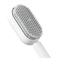 Brosse à cheveux 3D à airbag central One-Key Clean Hair Loss Brosses à cheveux pour femmes Peigne de massage du cuir chevelu Brosse à cheveux autonettoyante