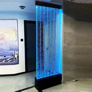 Xinlitu kapalı yapay şelale çeşme yeni tasarlanmış duvara monte aydınlatma su dans kabarcık duvar dekorasyon paneli - Product Image 1