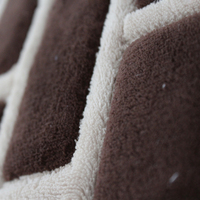 Ensemble de tapis de sol de cuisine antidérapant, motif de brique en microfibre douce, absorbant l'eau, 2 pièces