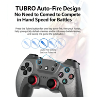 Manette de jeu sans fil 2,4 G avec récepteur pour mobile et PC, compatible avec la console de jeu TV M8 GD10 X2 Plus, stick de jeu, joystick