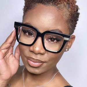 Gafas de Sol Extra Grandes para Mujer, Diseño Vintage 2025, Color Negro, con Logotipo Personalizado, Montura Grande, Anti Luz Azul - Product Image 2