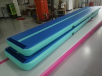 HOT SALE Kombination Ein Set 10ft 13ft 16ft 20ft Air track Gymnastik Tumbling Mat Aufblasbares Tumble Air Track Trainings set