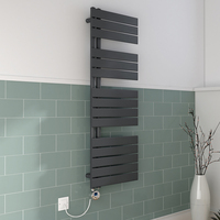 Bobe rel handuk pemanas aluminium, pengering handuk listrik, rel handuk panas aluminium, pengering handuk hangat untuk kamar mandi dengan kontrol suhu cerdas